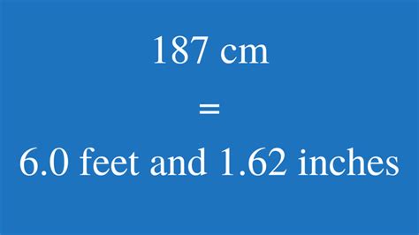 187 cm in inches and feet|187 cm to inches and feet